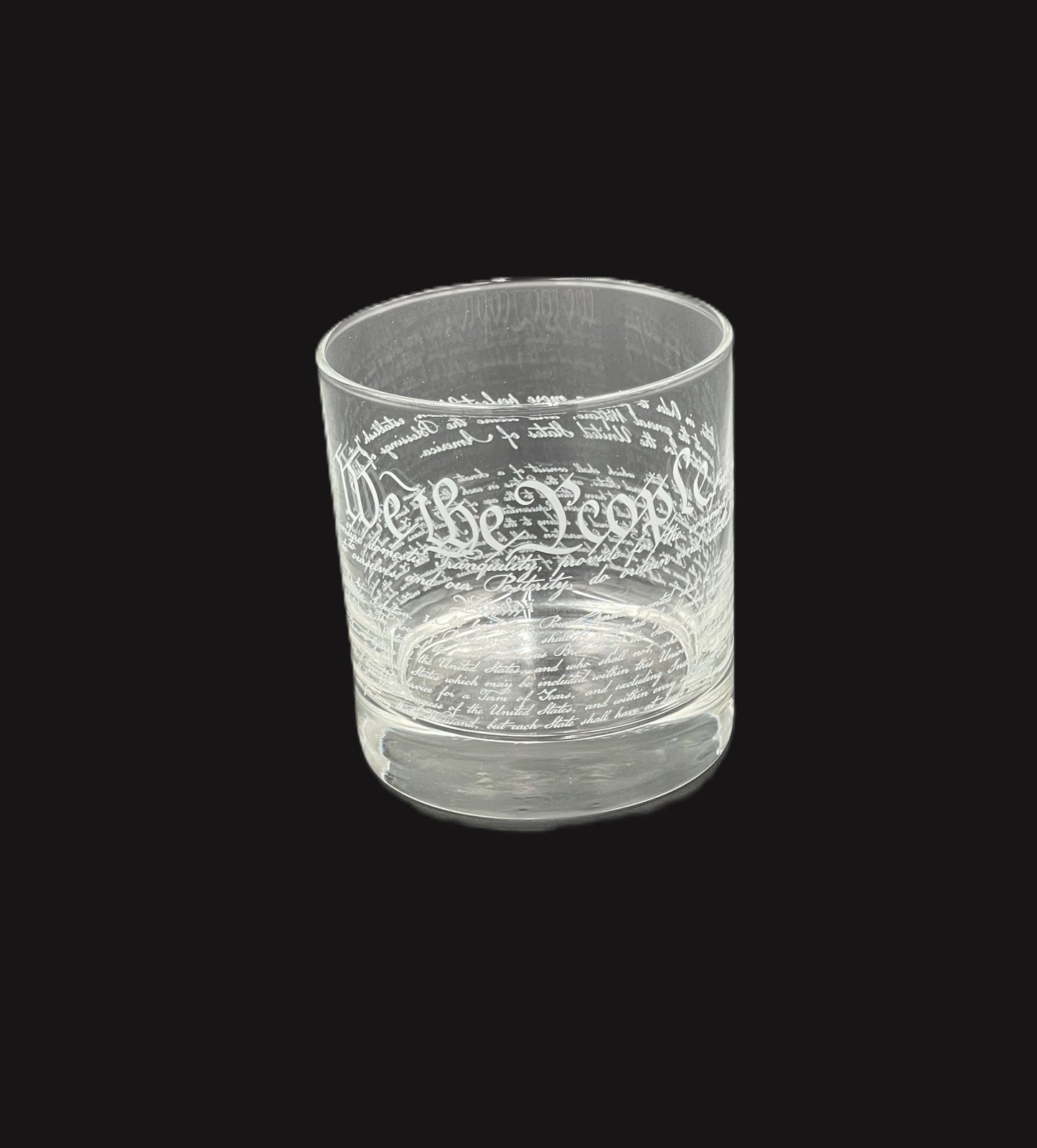 Patriotic Constitution Whiskey Glass