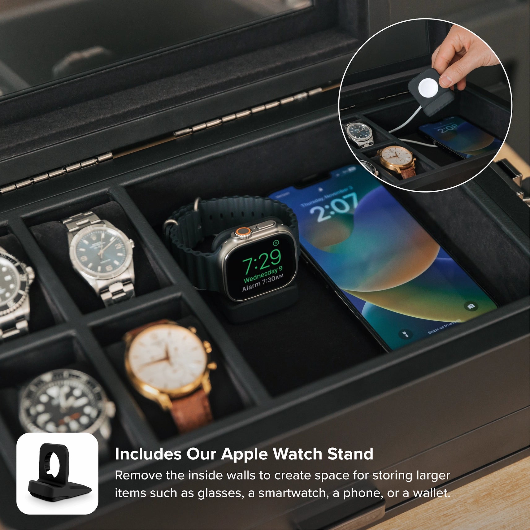 Watch Box - Black Military Edition